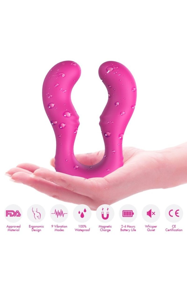 Seraph Vibrator Doppelte mit Fernbedienung Fuchsia von Armony Vibrators kaufen | Fesselliebe