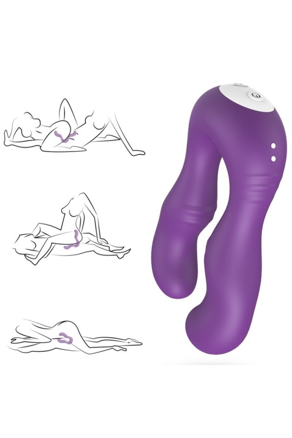 Seraph Vibrator Doppelte mit Fernbedienung Lila von Armony Vibrators kaufen | Fesselliebe