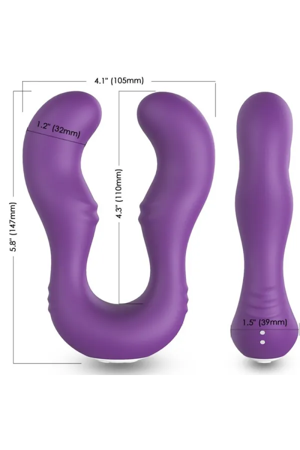 Seraph Doppelter Vibrator Lila von Armony Vibrators kaufen - Fesselliebe