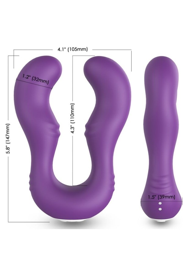 Seraph Vibrator Doppelte mit Fernbedienung Lila von Armony Vibrators kaufen | Fesselliebe