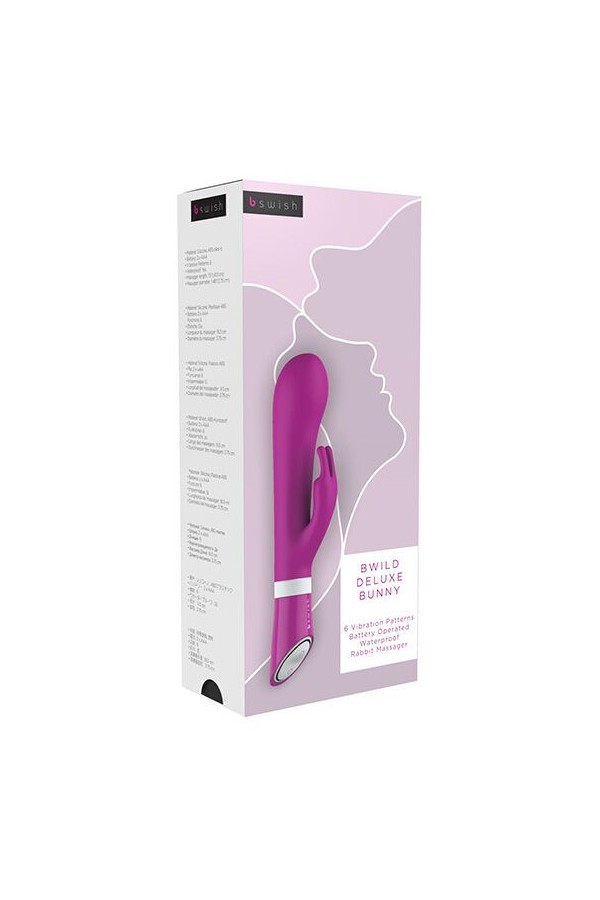 Bwild Deluxe Bunny Rabbit Vibrator Raspberry von B Swish kaufen | Fesselliebe