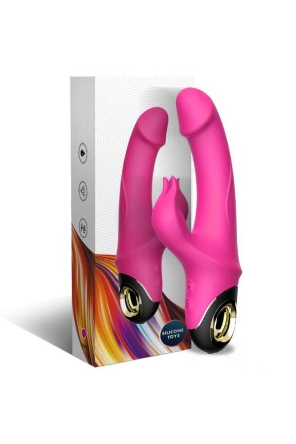 Meteror Dildo Vibrator Rabbit Rotator Fuchsia von Armony Vibrators kaufen | Fesselliebe