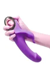 Meteror Dildo Vibrator Rabbit Rotator Lila von Armony Vibrators kaufen - Fesselliebe