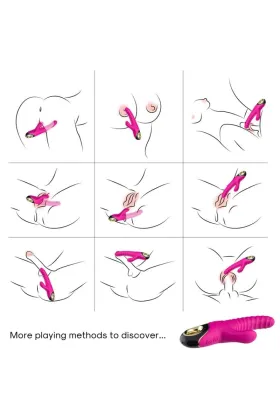 Eternity Vibrator Silikon Fuchsia von Armony Vibrators