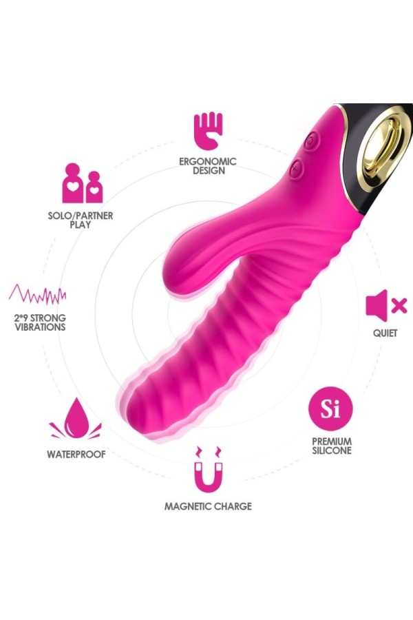 Eternity Vibrator Silikon Fuchsia von Armony Vibrators kaufen | Fesselliebe