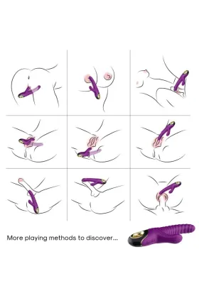 Eternity Vibrator Silikon Lila von Armony Vibrators