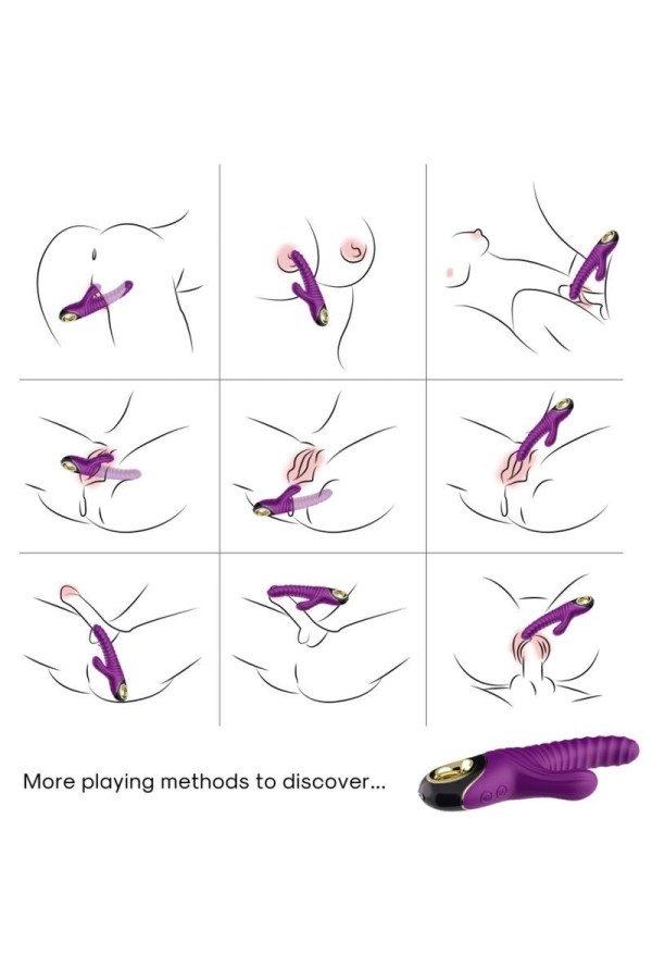 Eternity Vibrator Silikon Lila von Armony Vibrators kaufen | Fesselliebe