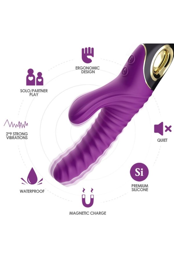 Eternity Vibrator Silikon Lila von Armony Vibrators kaufen | Fesselliebe