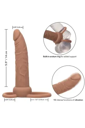 Performance Maxx wiederaufladbarer Dual-Penetrator, Braun von Calexotics