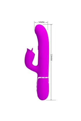 Kaninchenvibrator mit Leckendem Fuchsia von Pretty Love Flirtation