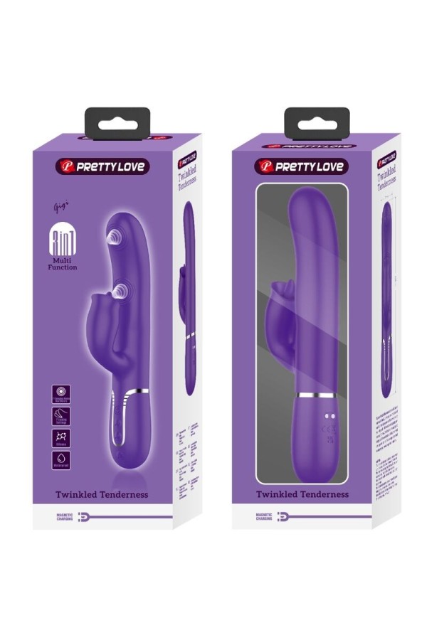 Kaninchenvibrator mit Lila Lecken von Pretty Love Flirtation kaufen | Fesselliebe
