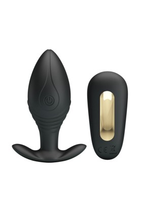 Regina Anal Plug wiederaufladbarer Vibrator Schwarz von Pretty Love Bottom kaufen | Fesselliebe