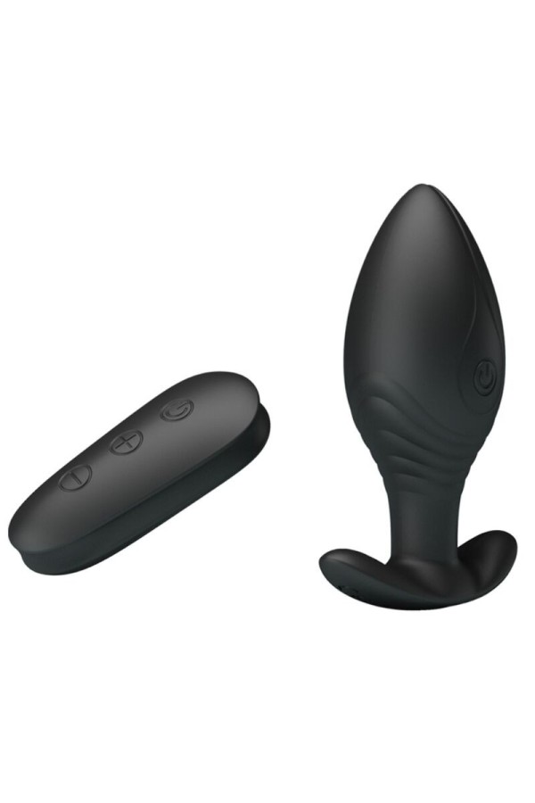 Regina Anal Plug wiederaufladbarer Vibrator Schwarz von Pretty Love Bottom kaufen | Fesselliebe