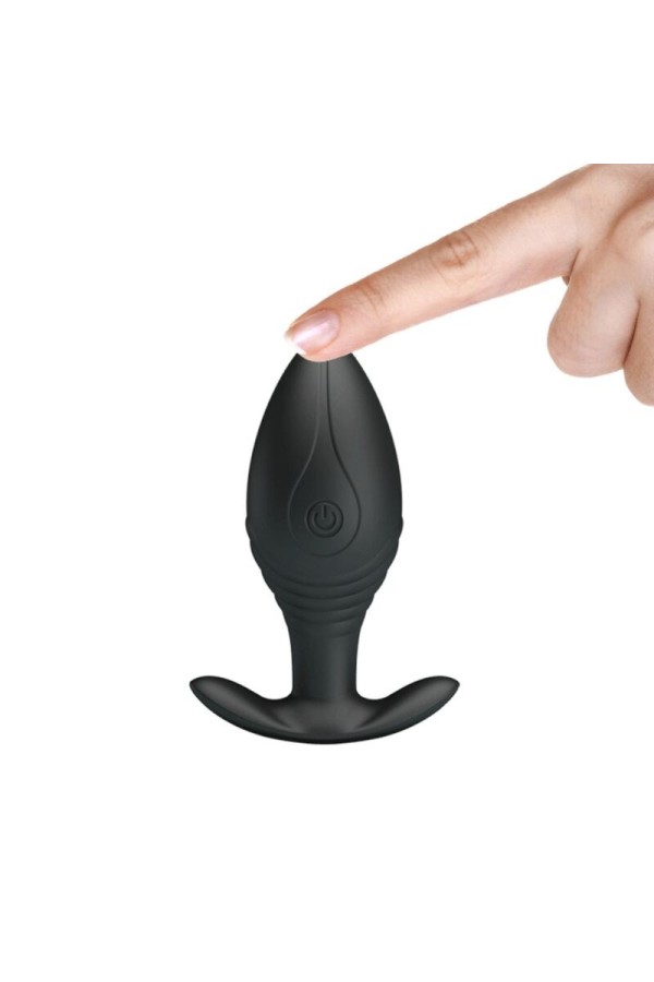 Regina Anal Plug wiederaufladbarer Vibrator Schwarz von Pretty Love Bottom kaufen | Fesselliebe