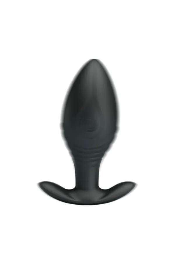 Regina Anal Plug Wiederaufladbarer Vibrator Schwarz von Pretty Love Bottom