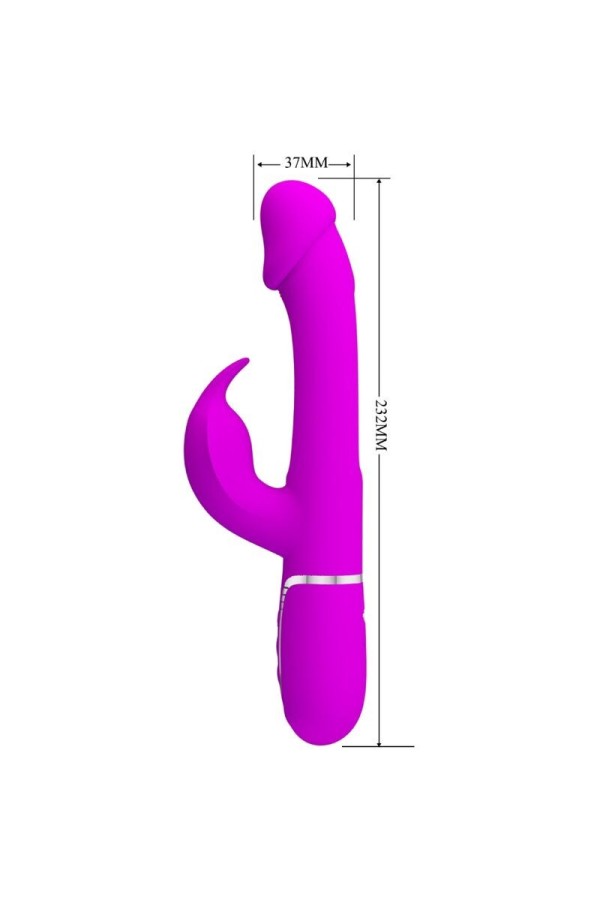 Dejon Rabbit Vibrator 3 in 1 Multifunktions Fucsia von Pretty Love Flirtation kaufen | Fesselliebe