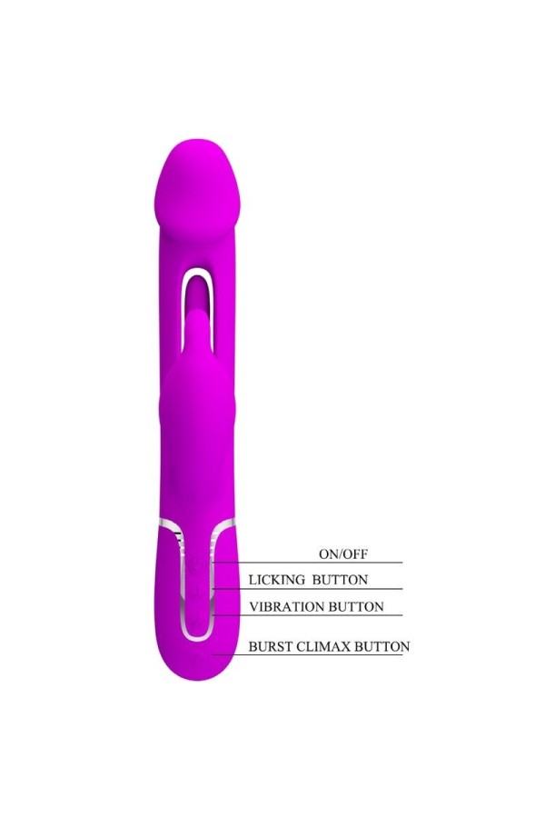 Dejon Rabbit Vibrator 3 in 1 Multifunktions Fucsia von Pretty Love Flirtation kaufen | Fesselliebe