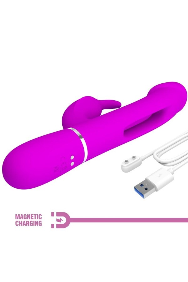 Dejon Rabbit Vibrator 3 in 1 Multifunktions Fucsia von Pretty Love Flirtation kaufen | Fesselliebe