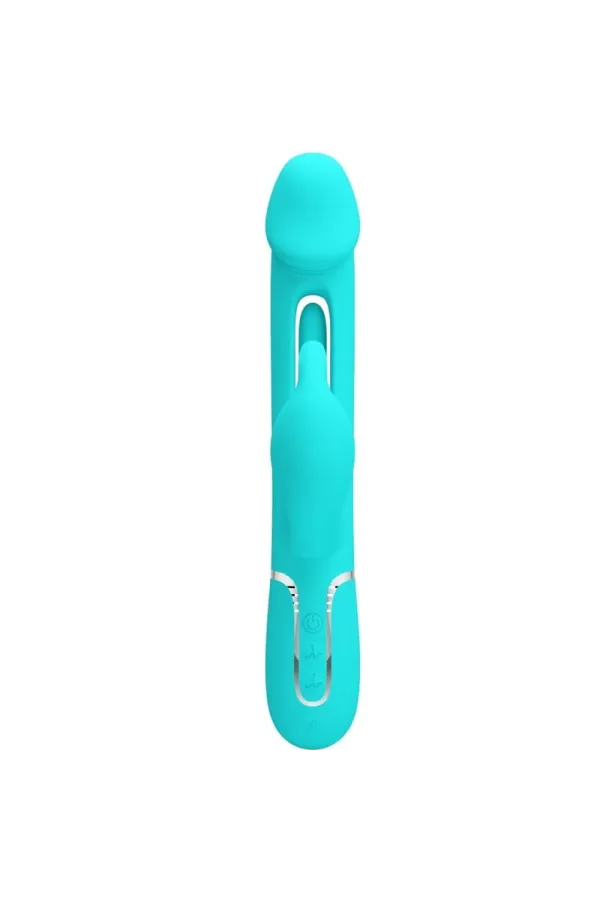 PRETTY LOVE - DEJON RABBIT VIBRATOR 3 IN 1 MULTIFUNKTIONS-AQUAGRÜN kaufen - Fesselliebe