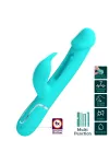 PRETTY LOVE - DEJON RABBIT VIBRATOR 3 IN 1 MULTIFUNKTIONS-AQUAGRÜN kaufen - Fesselliebe