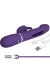 PRETTY LOVE - KAMPAS RABBIT 3 IN 1 MULTIFUNKTIONSVIBRATOR MIT ZUNGE VIOLETT