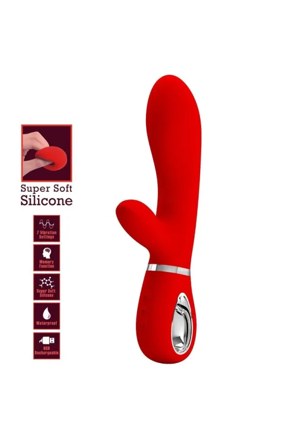 PRETTY LOVE - THOMAS MULTIFUNKTIONS-G-SPOT-VIBRATOR ROT kaufen - Fesselliebe