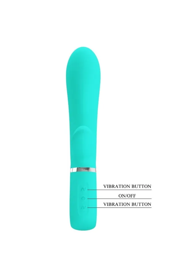 Thomas Multifunktions-G-Spot-Vibrator Aqua Green von Pretty Love Flirtation