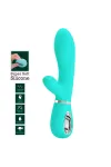 Thomas Multifunktions-G-Spot-Vibrator Aqua Green von Pretty Love Flirtation