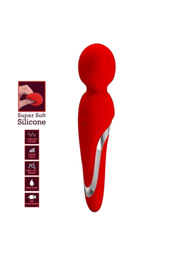 Walter Vibrator-Stab Rot von Pretty Love Flirtation kaufen | Fesselliebe
