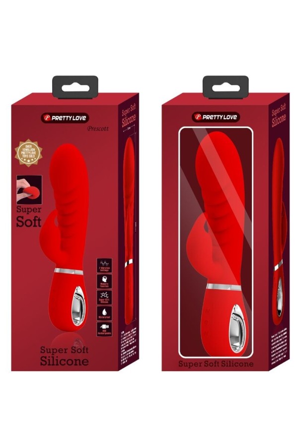 Prescott Multifunktions-G-Spot-Vibrator Rot von Pretty Love Flirtation kaufen | Fesselliebe