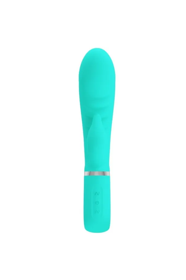 PRETTY LOVE - PRESCOTT MULTIFUNKTIONS-G-SPOT-VIBRATOR AQUA GREEN kaufen - Fesselliebe