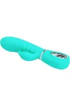 PRETTY LOVE - PRESCOTT MULTIFUNKTIONS-G-SPOT-VIBRATOR AQUA GREEN kaufen - Fesselliebe