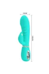 PRETTY LOVE - PRESCOTT MULTIFUNKTIONS-G-SPOT-VIBRATOR AQUA GREEN kaufen - Fesselliebe