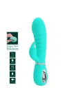 PRETTY LOVE - PRESCOTT MULTIFUNKTIONS-G-SPOT-VIBRATOR AQUA GREEN kaufen - Fesselliebe