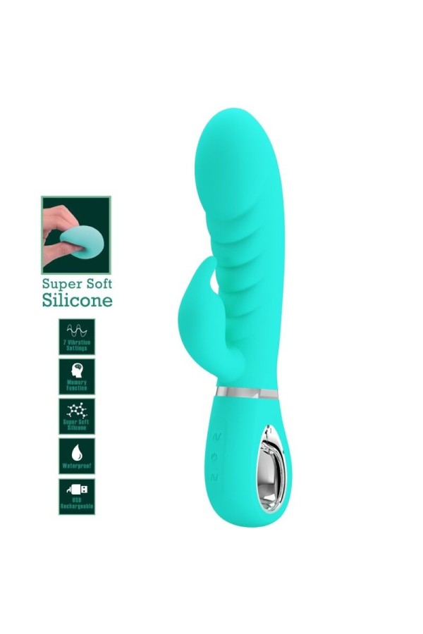 Prescott Multifunktions-G-Spot-Vibrator Aqua Green von Pretty Love Flirtation kaufen | Fesselliebe