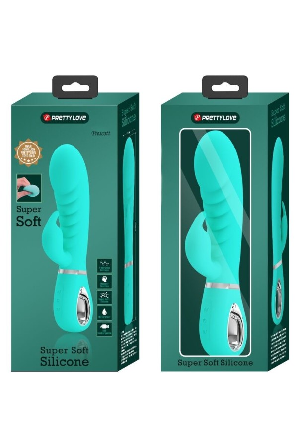 Prescott Multifunktions-G-Spot-Vibrator Aqua Green von Pretty Love Flirtation kaufen | Fesselliebe
