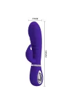 PRETTY LOVE - PRESCOTT MULTIFUNKTIONS-G-SPOT-VIBRATOR LILA kaufen - Fesselliebe