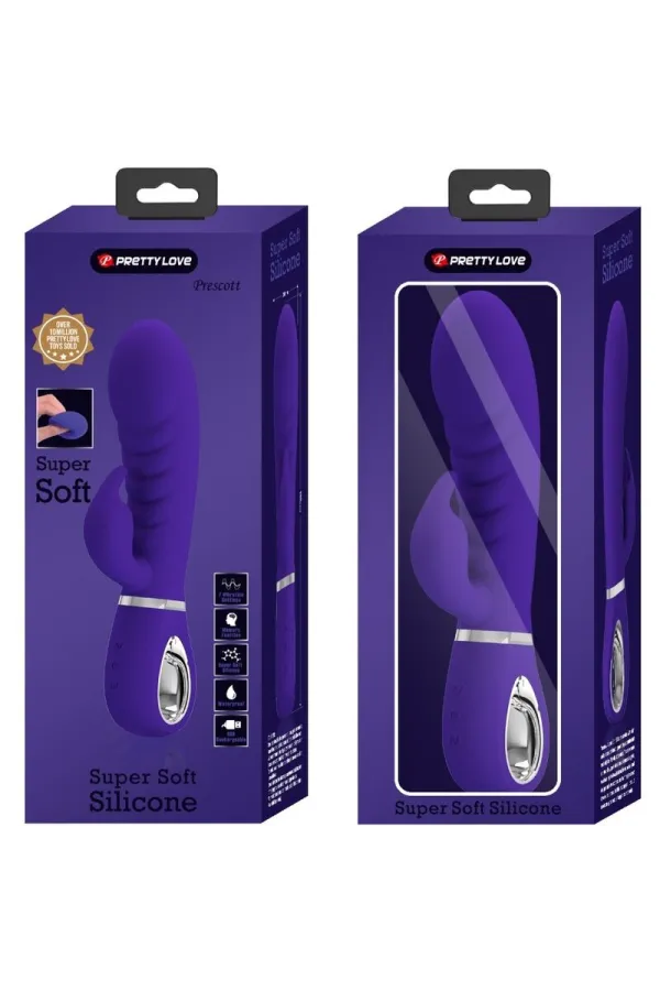 PRETTY LOVE - PRESCOTT MULTIFUNKTIONS-G-SPOT-VIBRATOR LILA kaufen - Fesselliebe