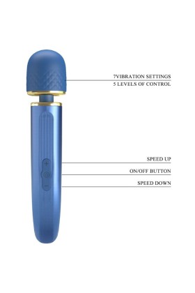 Massager 7 Vibrationsmodi Blau von Pretty Love Smart kaufen | Fesselliebe