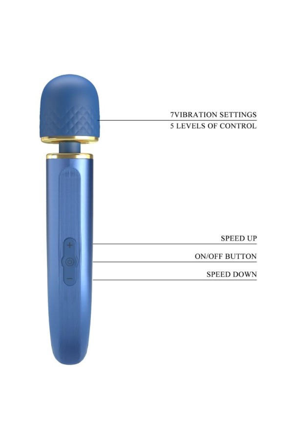 Massager 7 Vibrationsmodi Blau von Pretty Love Smart kaufen | Fesselliebe