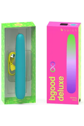 Bgood Infinite Deluxe Wiederaufladbarer Vibrator Blaues Silikon von B Swish