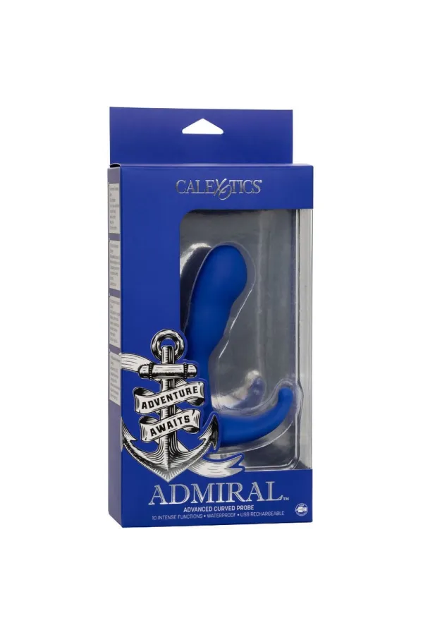 GEBOGENER ANALSTIMULATOR & VIBRATOR BLAU VON ADMIRAL kaufen - Fesselliebe