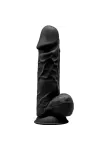 Modell 1 Realistischer Dildo Premium Silexpan Silikon Schwarz 21,5 cm von Silexd kaufen - Fesselliebe