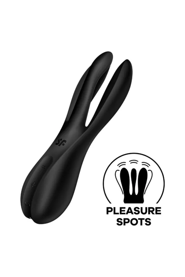 Threesome 2 Vibrator - Schwarz von Satisfyer Vibrator kaufen - Fesselliebe