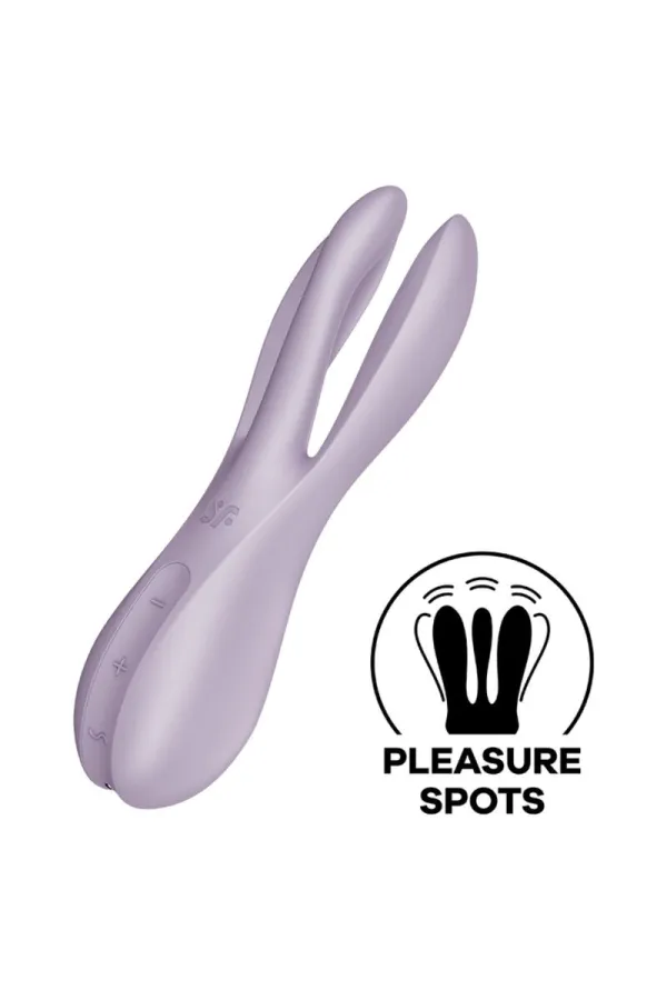 Threesome 2 Vibrator - Violett von Satisfyer Vibrator kaufen - Fesselliebe