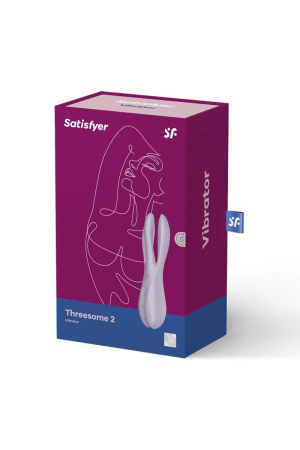 Threesome 2 Vibrator - Violett von Satisfyer Vibrator kaufen - Fesselliebe