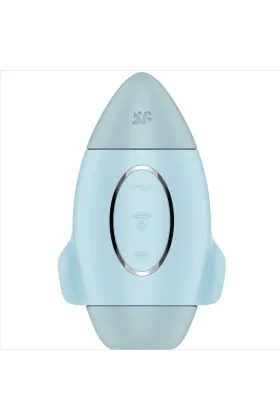 Mission Control Blauer Kleiner Doppelimpuls Vibrator von Satisfyer Vibrator