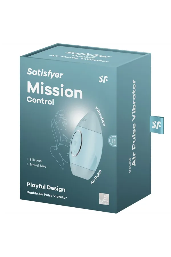 SATISFYER - MISSION CONTROL BLAUER KLEINER DOPPELIMPULS VIBRATOR kaufen - Fesselliebe