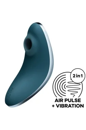 Vulva Lover 1 Luftpulsstimulator & Vibrator Blau von Satisfyer Air Pulse