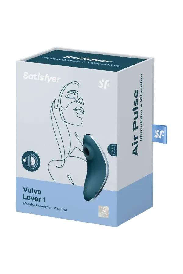 Vulva Lover 1 Air Pulse Stimulator & Vibrator Blau von Satisfyer Air Pulse kaufen - Fesselliebe